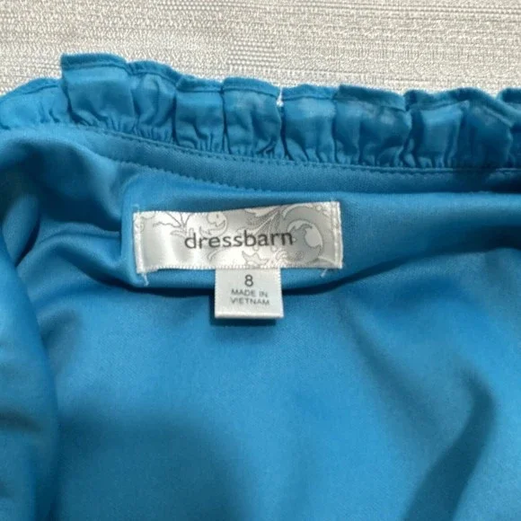 Dressbarn Women’s Sleeveless Dress Size 8 Blue - Picture 4 of 8
